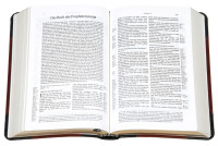 Schlachter Bibel 2000 - Taschenausgabe mit Parallelstellen Angabe - Zweifarbig Grau-braun - Goldrand