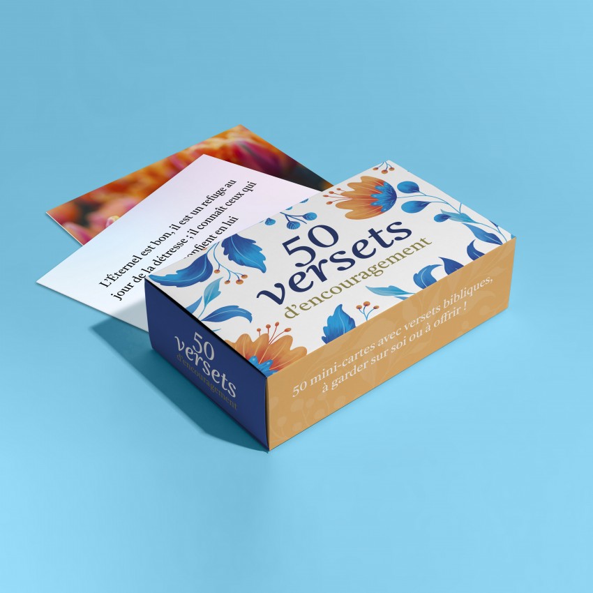 Coffret de 50 versets d'encouragement