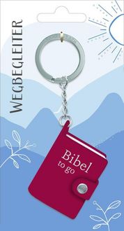 Bibel to go - Schlüsselanhänger (Rot / Blau)
