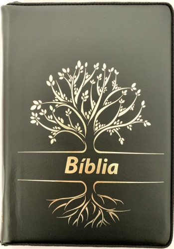Portugiesisch, Bibel Almeida revidiert und korrigiert, Grossdruck, Reissverschluss, schwarz,...