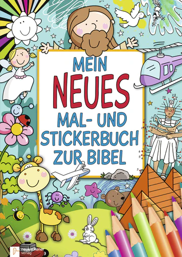 Mein neues Mal-und Stickerbuch zur Bibel