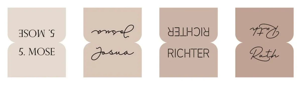 Bibel-Griffregister Cremefarben