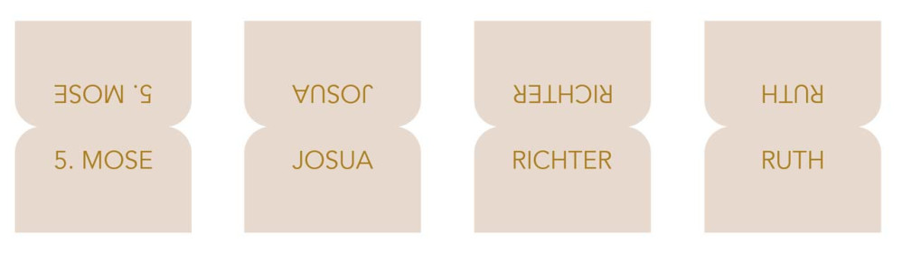 Bibel-Griffregister Cremefarben mit Goldveredelung