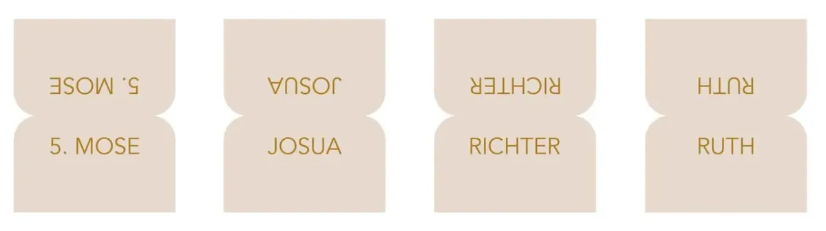 Bibel-Griffregister Cremefarben mit Goldveredelung