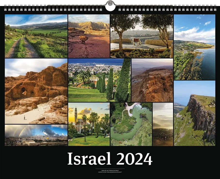 Israelkalender - Schwarz