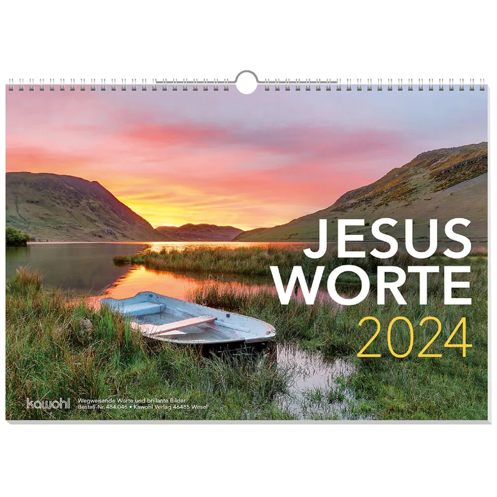Jesus Worte - Wandkalender - Wegweisende Worte und brillante Bilder