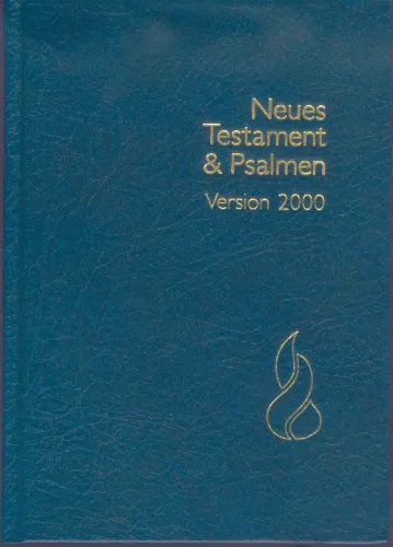Neues Testament Psalmen. Schlachter 2000, Grossdruck, Gebunden, Blau
