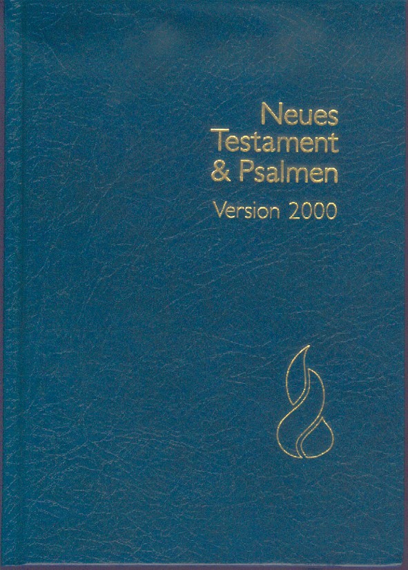 Schlachter, Neues Testament Psalmen - Grossdruck, Gebunden, Blau