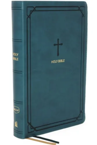 Englisch, Bibel New King James Version, Kompakt, Leder, blau