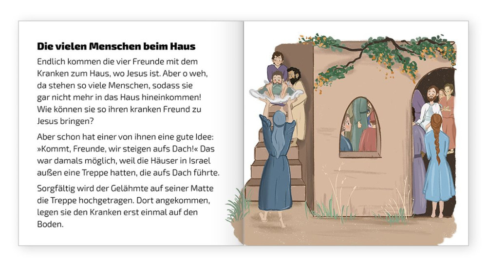 Der gelähmte Mann - Eine Geschichte aus der Bibel