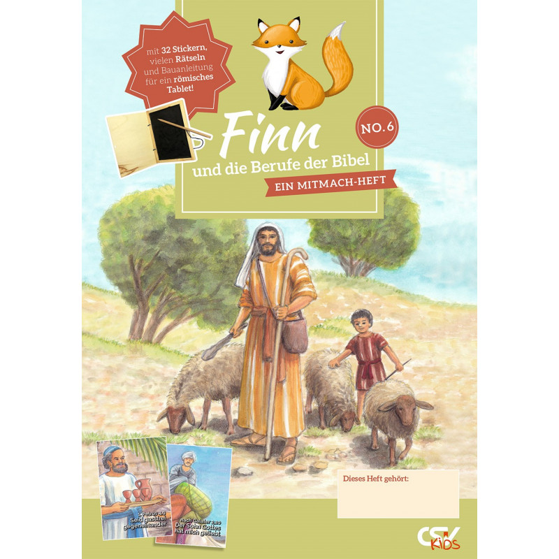 Finn und die Berufe der Bibel (NO. 6) - Ein Mitmach-Heft
