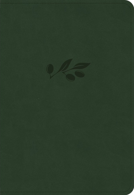 Anglais, Bible, King James Version, format poche, grands caractères, similicuir vert orlive - KJV...