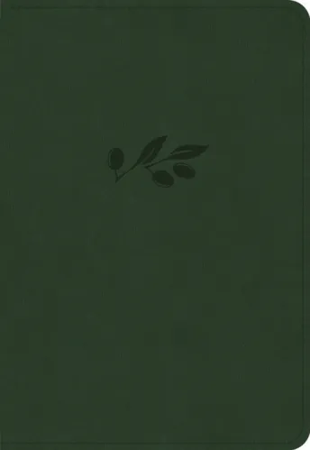 Anglais, Bible, King James Version, format poche, grands caractères, similicuir vert orlive - KJV...