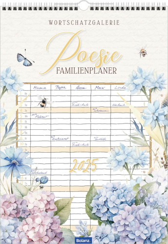 Poesie Familienplaner - Wandkalender