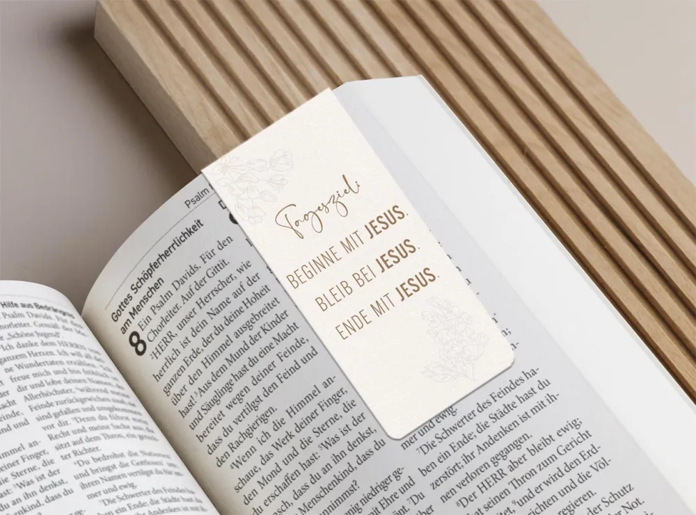 Magnet Lesezeichen Tagesziel: Jesus