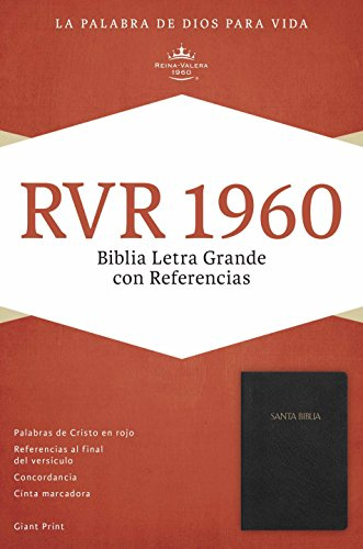 Spanisch, Bibel, Reina Valera 1960, Grossdruck, schwarz, Kunstleder, Griffregister