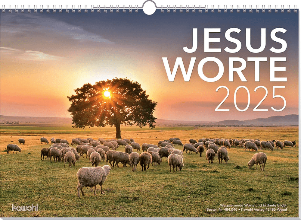 Jesus Worte - Wandkalender - Wegweisende Worte und brillante Bilder