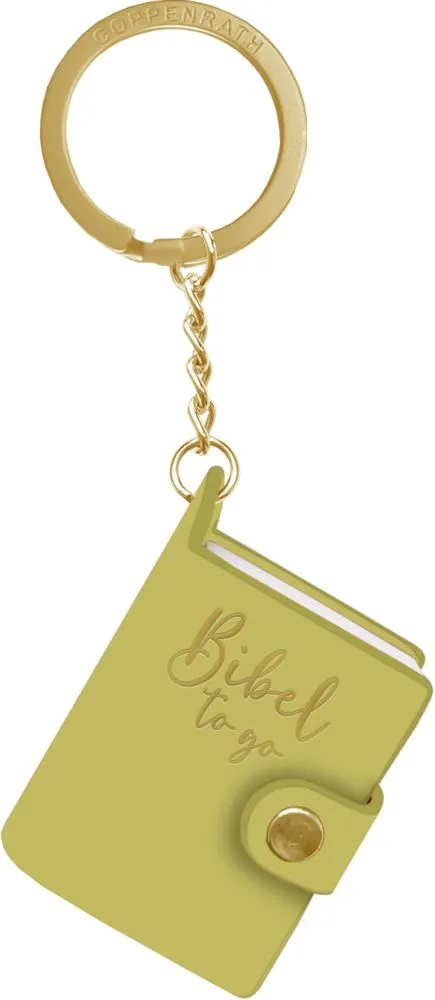 Schlüsselanhänger - Bibel to go - Grün