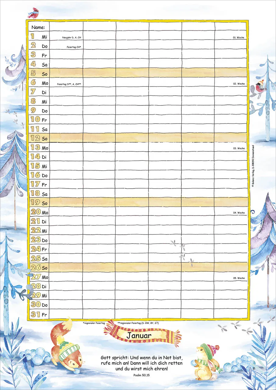 Mein Familienplaner - Wandterminkalender Mein Familienplaner - Wandterminkalender