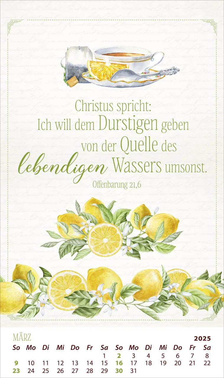 Die Kraft der Worte - Posterkalender