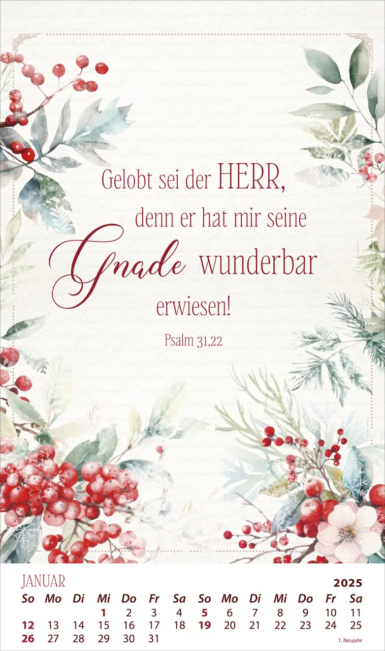 Die Kraft der Worte - Posterkalender