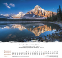 Berge dreisprachig: Deutsch, Französisch, Englisch - Wandkalender