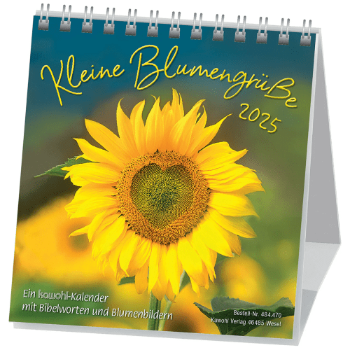 KLEINE BLUMENGRÜSSE - Aufstellkalender