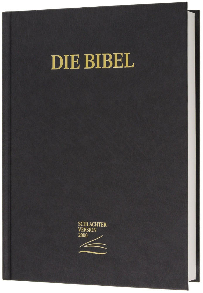 Bibel Schlachter 2000 - Grossdruckausgabe Fadenheftung