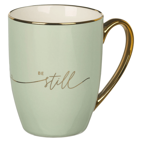 Tasse - Be still and know - grün, 355ml