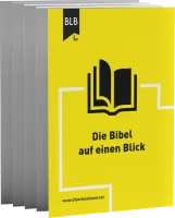 Die Bibel auf einen Blick Leporello - Erhalte einen Überblick über die wichtigsten Ereignisse im...