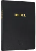 Schlachter 2000 Bibel – Schreibrandausgabe (flexibler Leder-Umschlag, schwarz) -...