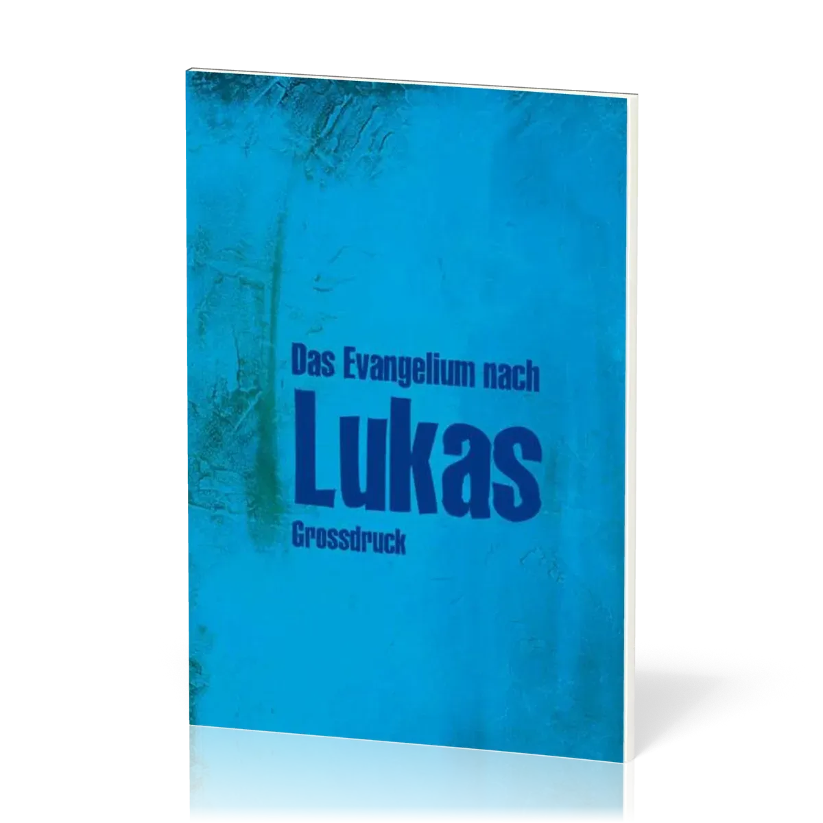 Elberfelder CSV Hückeswagen, Das Evangelium nach Lukas, Grossdruck - Paperback blau