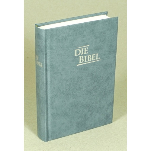 Elberfelder Bibel CSV Hückeswagen Taschenausgabe - Harcover Baladek grau/blau, Lesezeichen