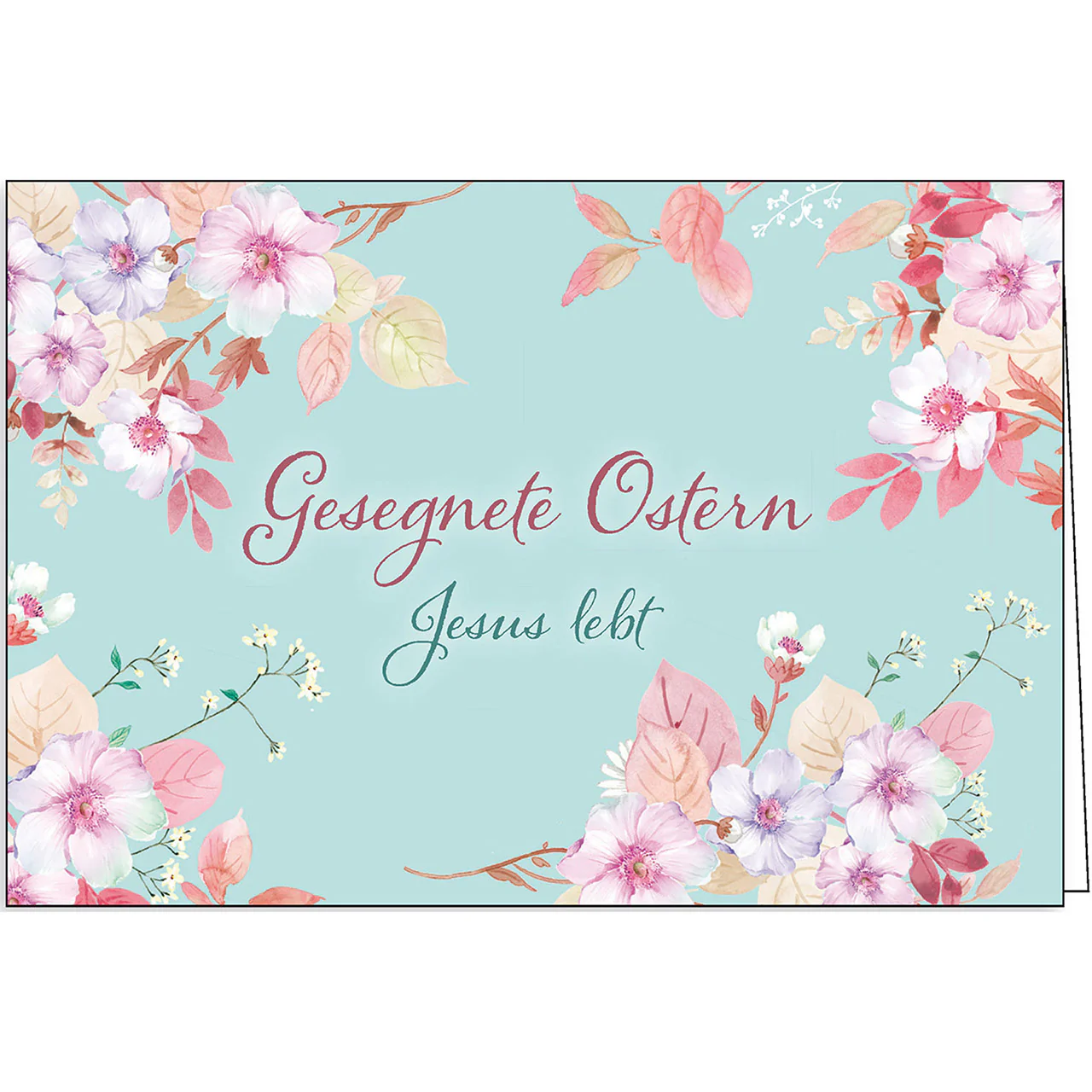 Faltkarte - Gesegnete Ostern - Jesus lebt