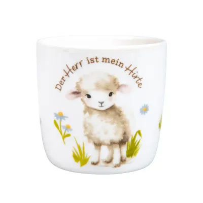 Tasse - der Herr ist mein Hirte - 250ml, Schäfchen