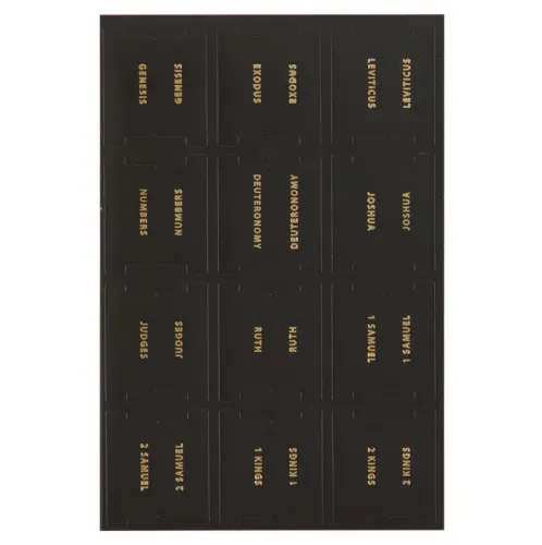 Englisch Bibelgriffregister - schwarz-gold