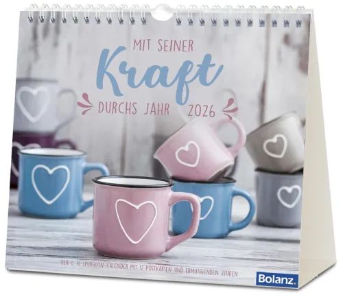 Kalender Mit Seiner Kraft durchs Jahr - Tischkalender