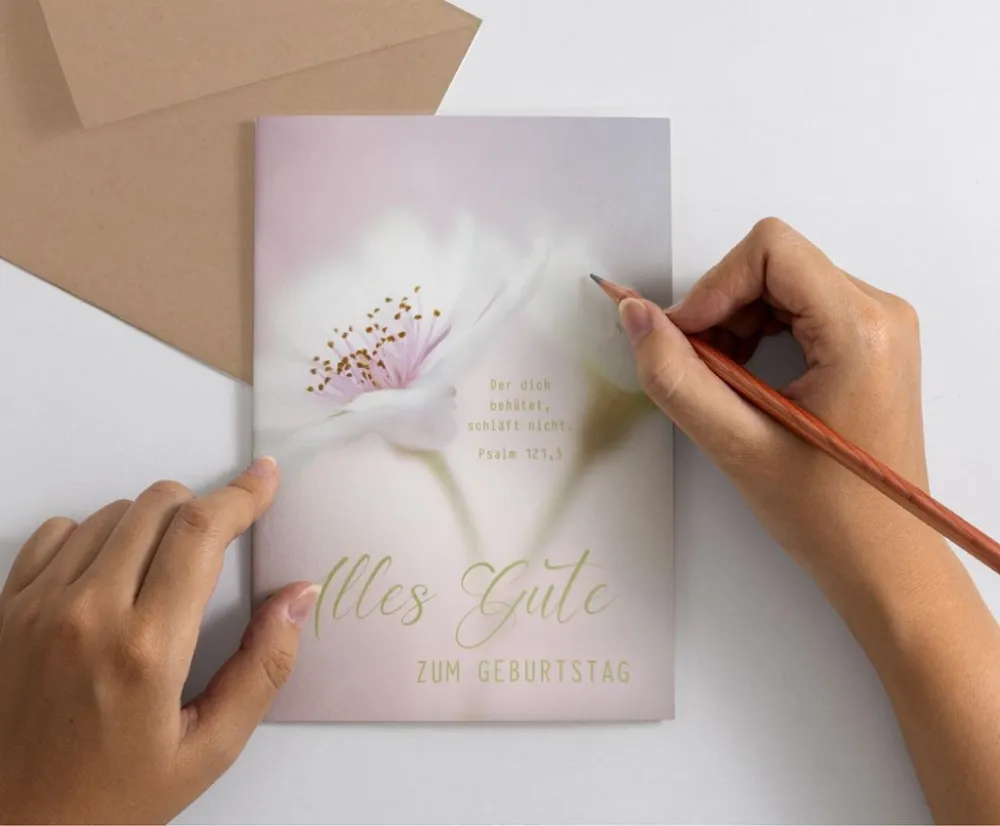 Faltkarte Geburtstag Psalm 121,3