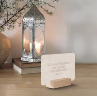 Minikarten-Box „Viel Segen" - 30 Bibelverse Segen und Ermutigung
mit Edlem Holzaufsteller