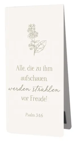 Magnet Lesezeichen Psalm 34,6