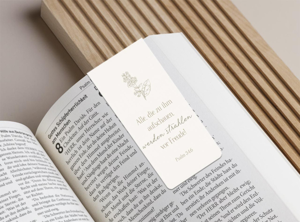 Magnet Lesezeichen Psalm 34,6