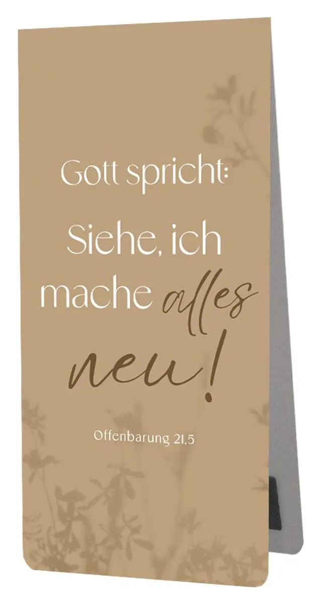 Magnet Lesezeichen Jahreslosung 2026 - Offenbarung 21,5