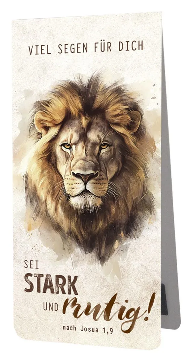 Magnet Lesezeichen Sei stark  - nach Josua 1,9