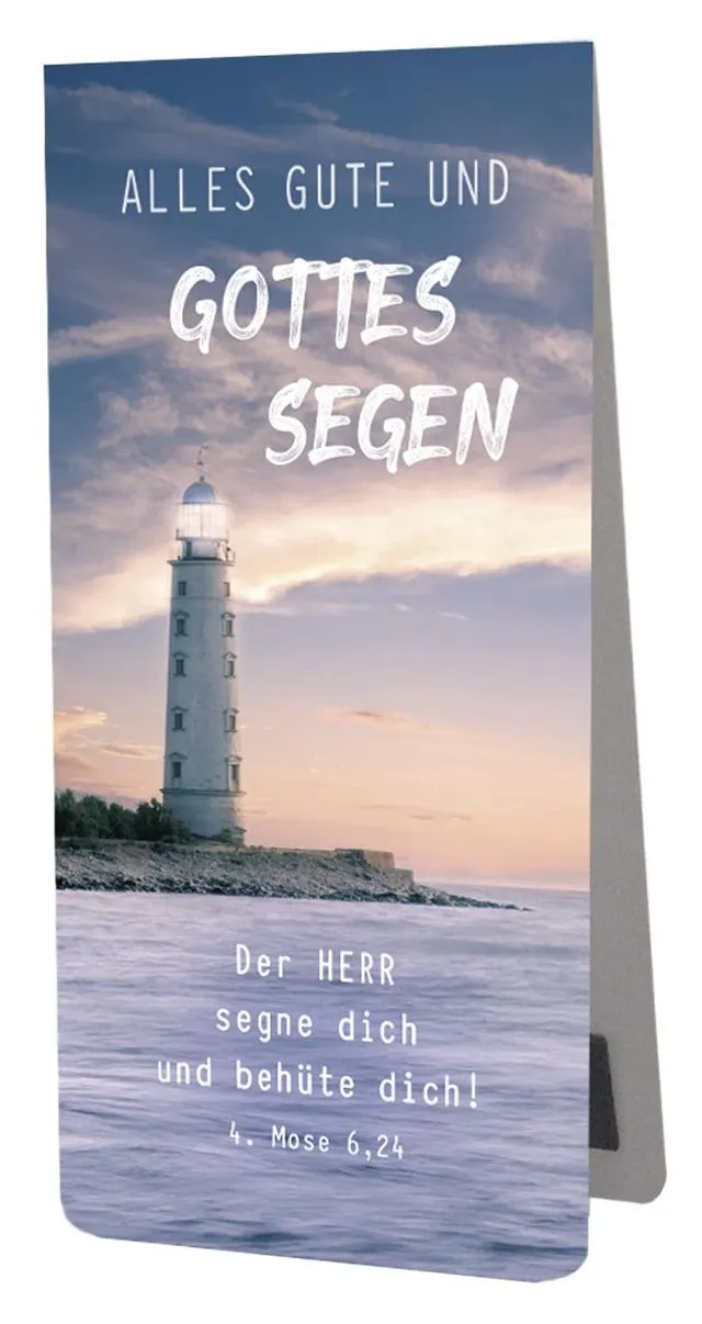 Magnet Lesezeichen Gottes Segen - 4. Mose 6,24