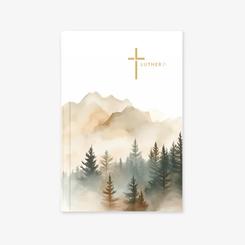 Luther 21 - Standardausgabe - gebunden, Motiv Aquarell Berglandschaft