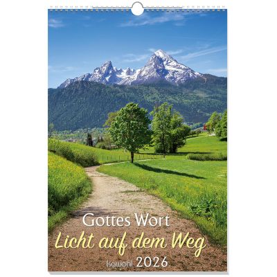 Gottes Wort - Licht auf dem Weg - Wandkalender