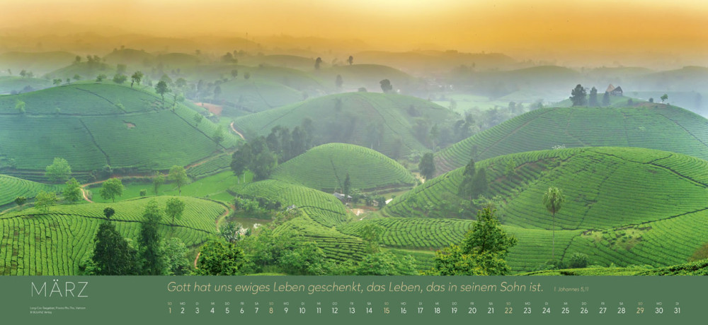 Ewigkeit im Herzen - Riesenpanoramakalender