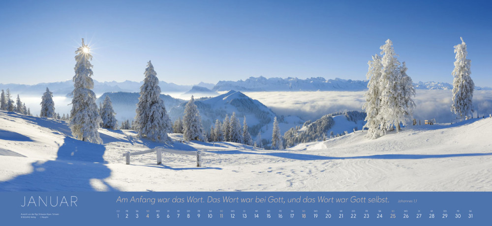 Ewigkeit im Herzen - Riesenpanoramakalender