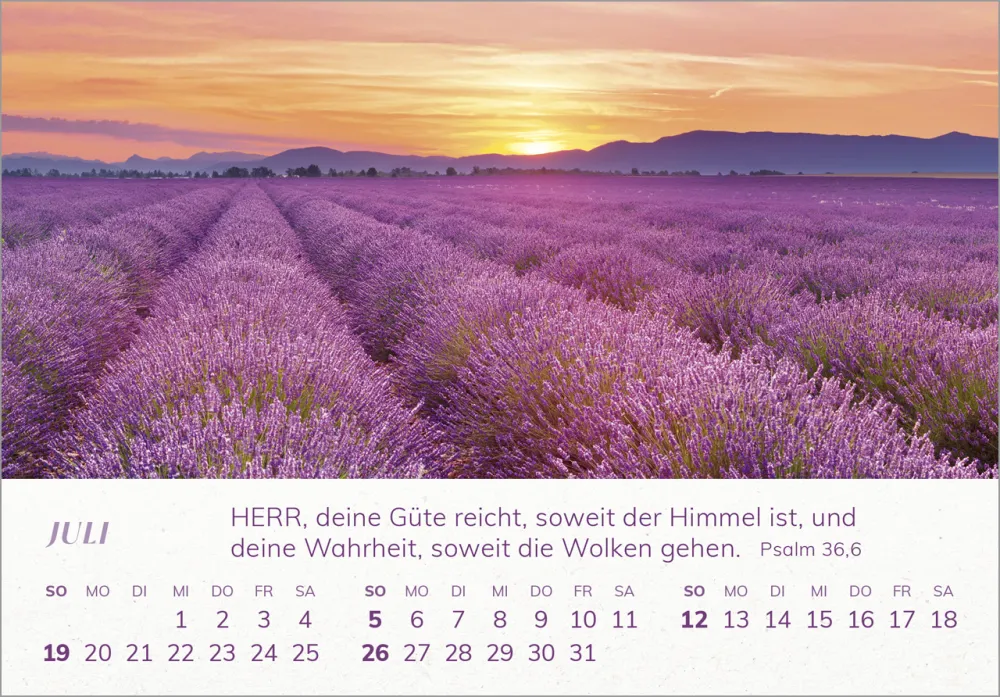Mini-Panorama-Kalender - Panorama-Tischkalender