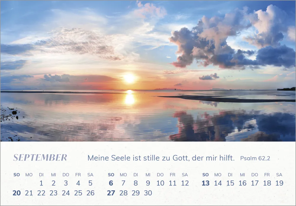 Mini-Panorama-Kalender - Panorama-Tischkalender